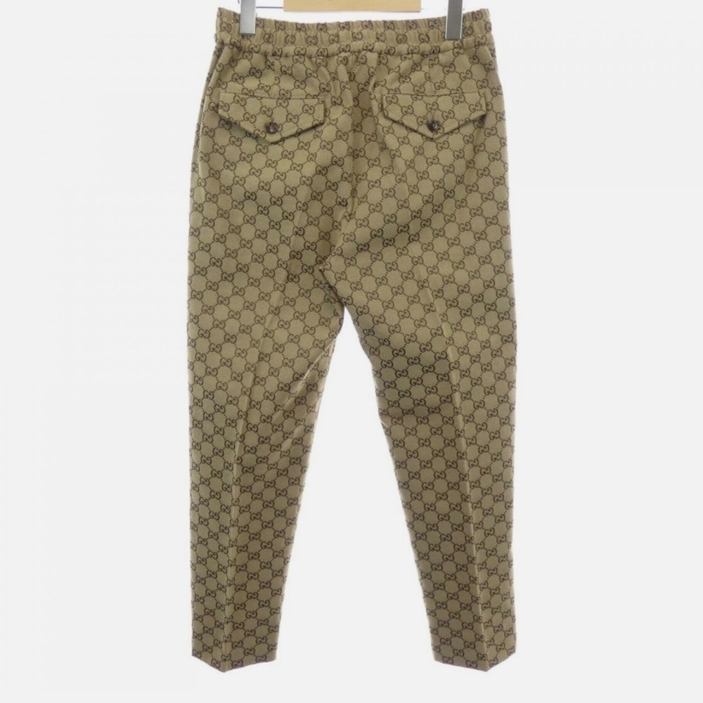 Gucci Beige Monogram Straight Leg Jeans Men size 32x32